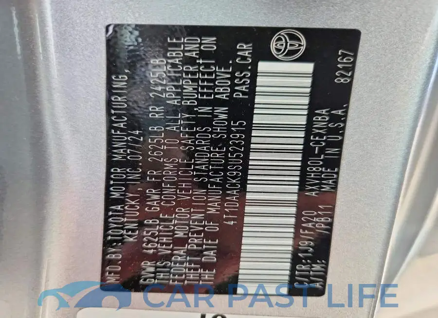 4T1DAACK9SU523915# 13