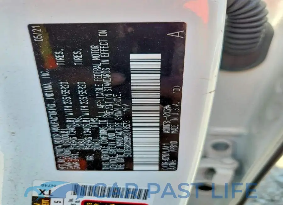 5TDEBRCH9MS048573# 13