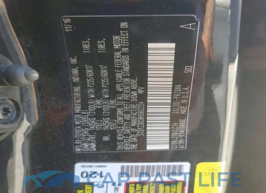 5TDYZ3DC8HS802254# 14