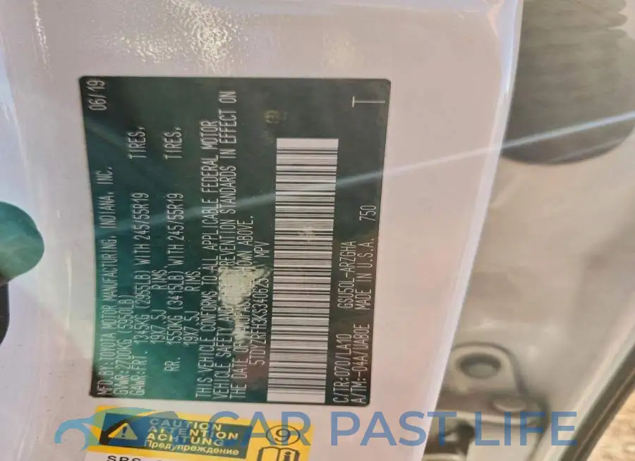 5TDYZRFH3KS340625# 14