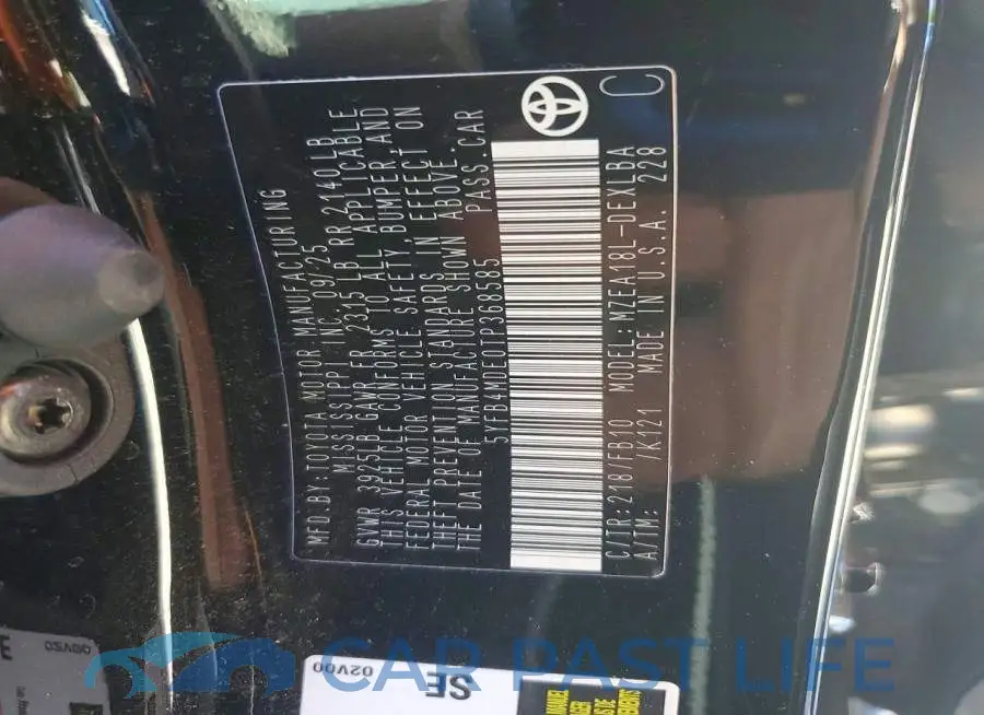 5YFB4MDE0TP368585# 12