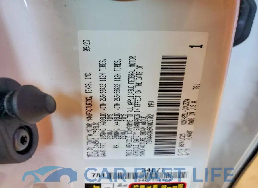 7SVAAABA9RX022702# 13