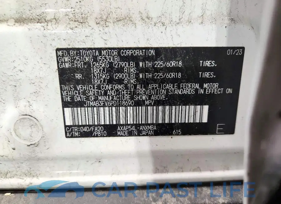 JTMAB3FV6PD118690# 14
