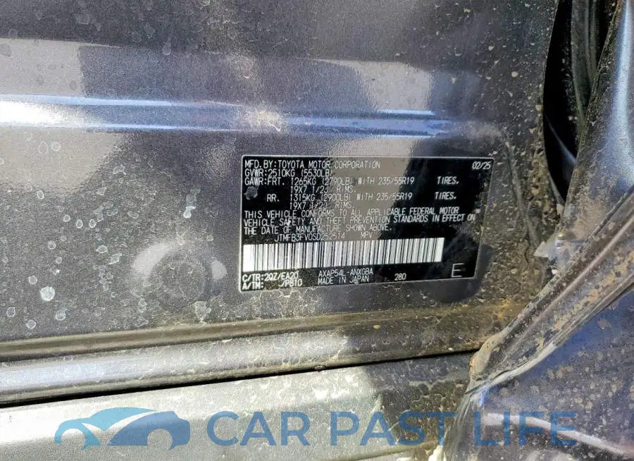 JTMFB3FV0SD252514# 12