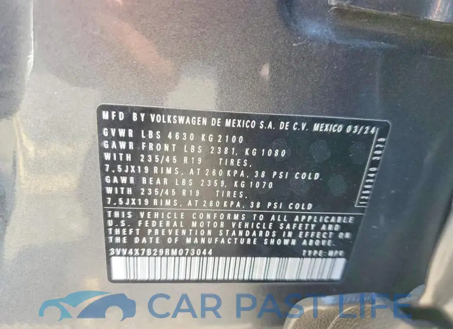 3VV4X7B29RM073044# 12