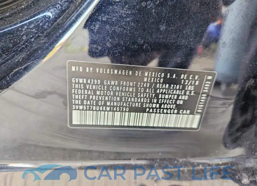 3VW5T7BU6KM145790# 13