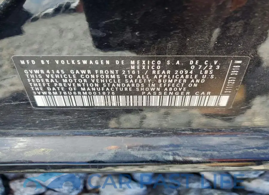 3VWBM7BU6RM001876# 12