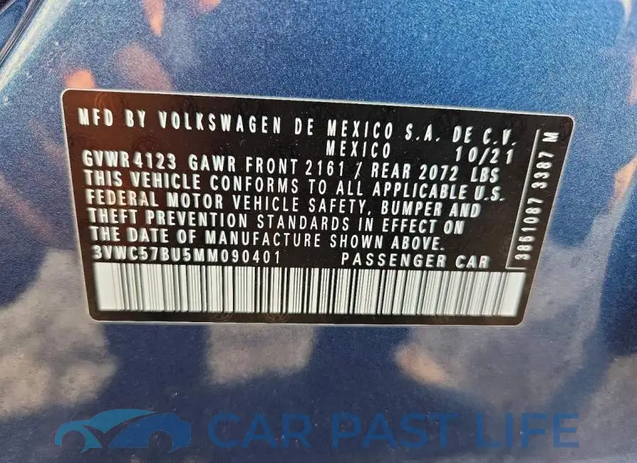 3VWC57BU5MM090401# 13