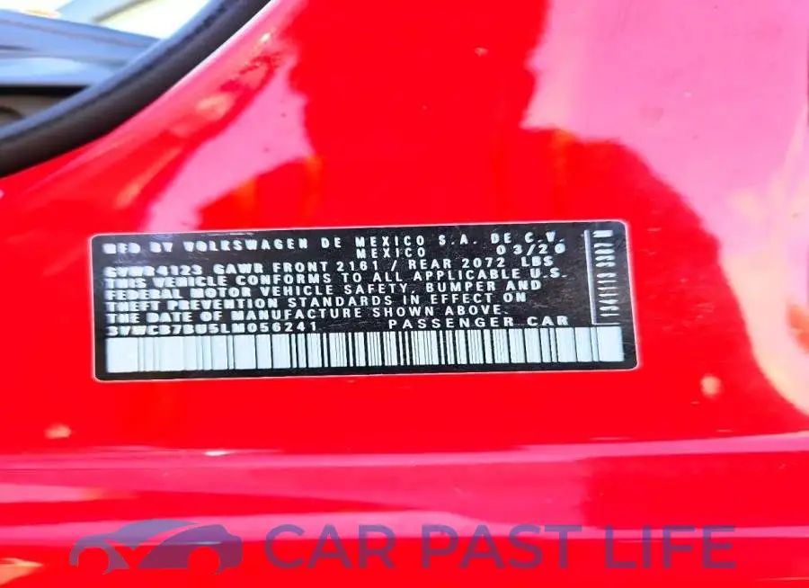 3VWCB7BU5LM056241# 13