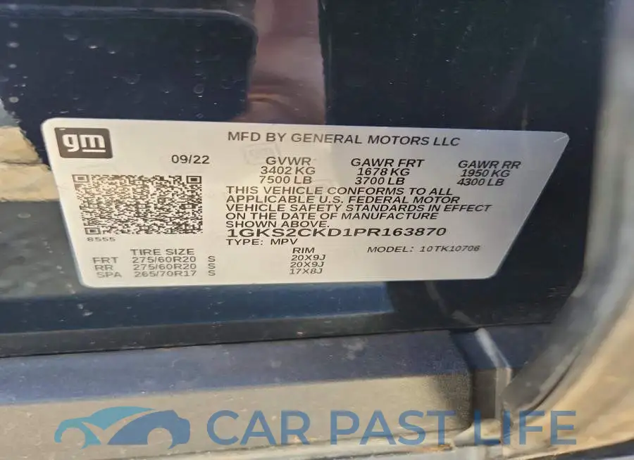 1GKS2CKD1PR163870# 13