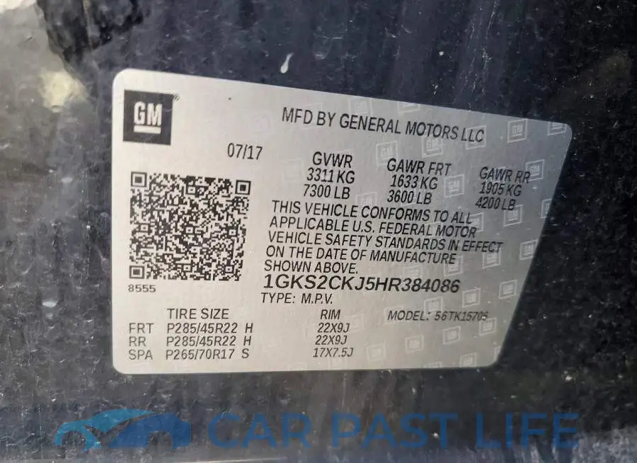 1GKS2CKJ5HR384086# 14