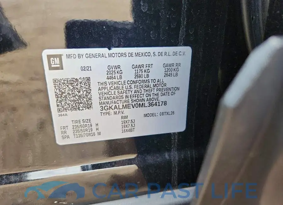 3GKALMEV0ML364178# 12