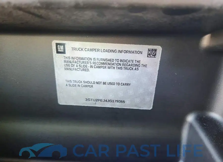 3GTU2PEJ4JG179355# 12