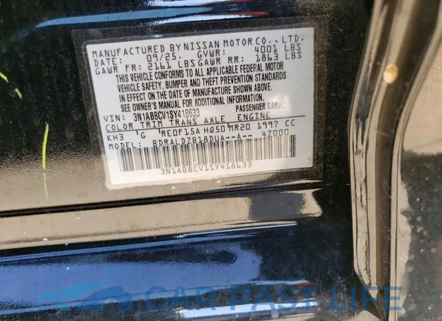 3N1AB8CV1SY418633# 12