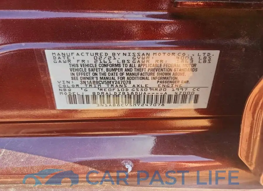 3N1AB8CV5MY247078# 12