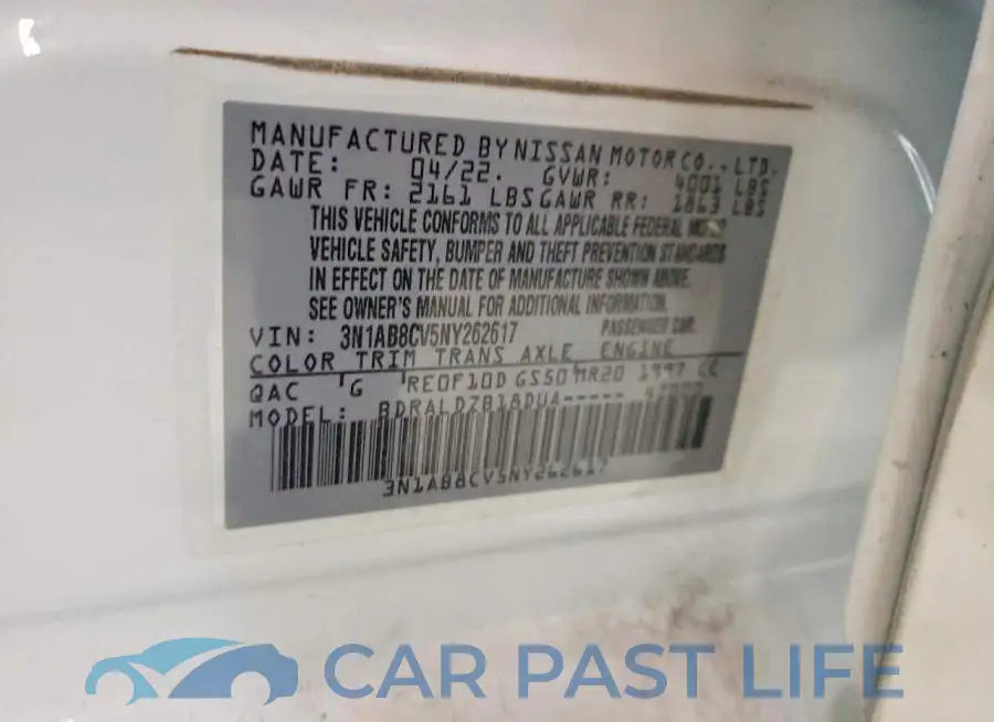 3N1AB8CV5NY262617# 13