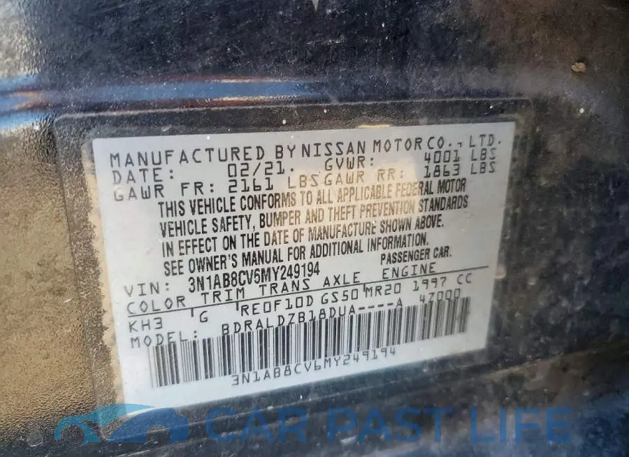 3N1AB8CV6MY249194# 12