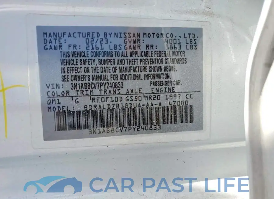 3N1AB8CV7PY240833# 13