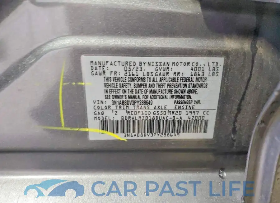 3N1AB8DV3PY288649# 12