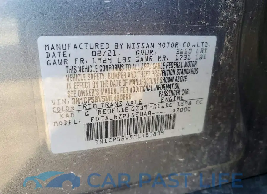 3N1CP5BV5ML480899# 13