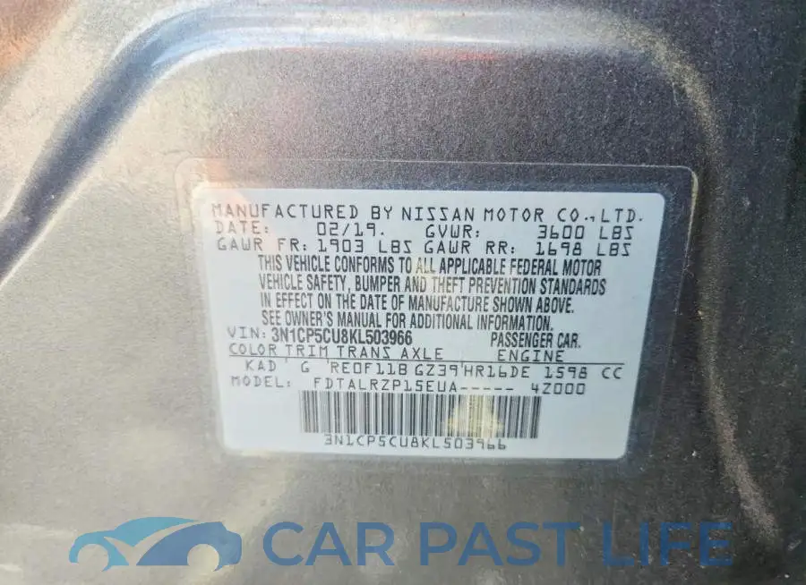 3N1CP5CU8KL503966# 13