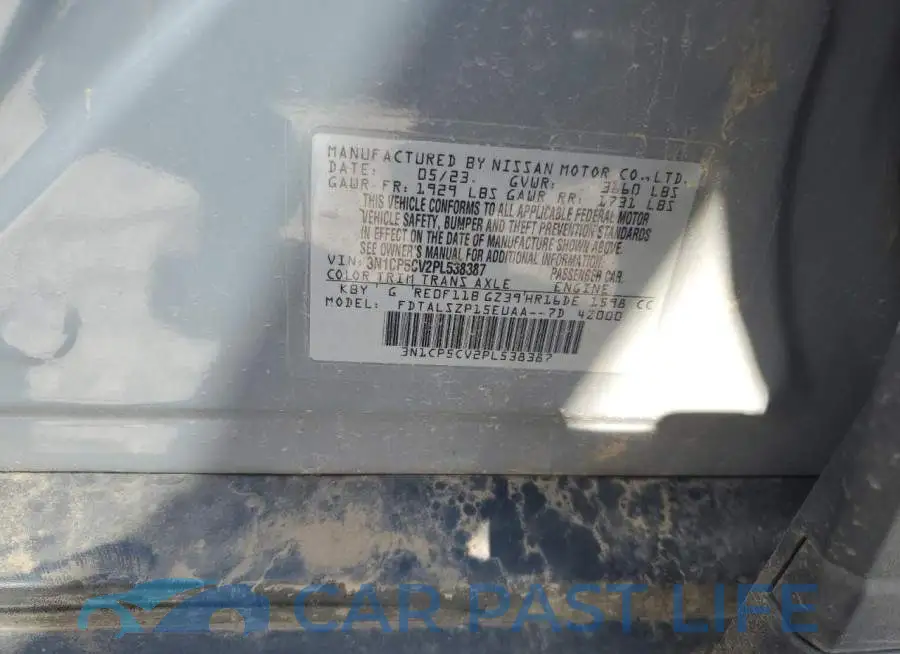 3N1CP5CV2PL538387# 13