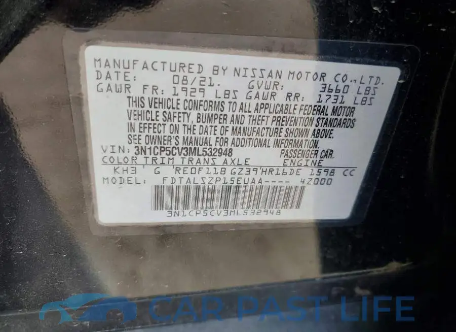 3N1CP5CV3ML532948# 14