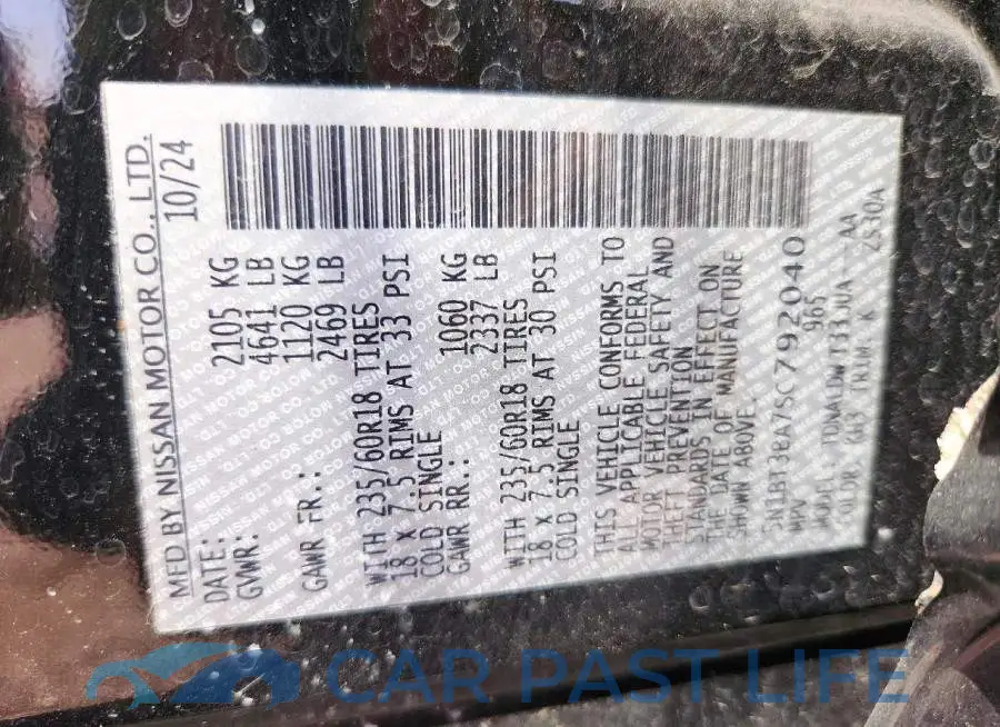 5N1BT3BA7SC792040# 12