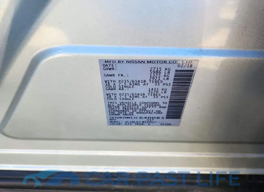 5N1DR2MM1JC640083# 13