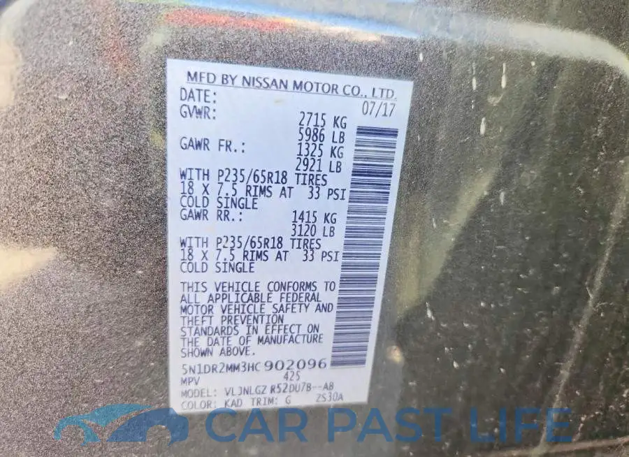 5N1DR2MM3HC902096# 12