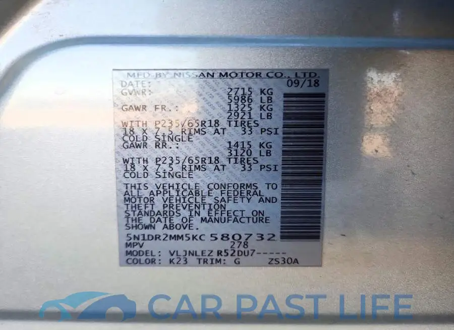 5N1DR2MM5KC580732# 13