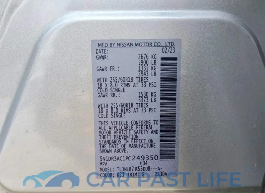 5N1DR3AC1PC249350# 13