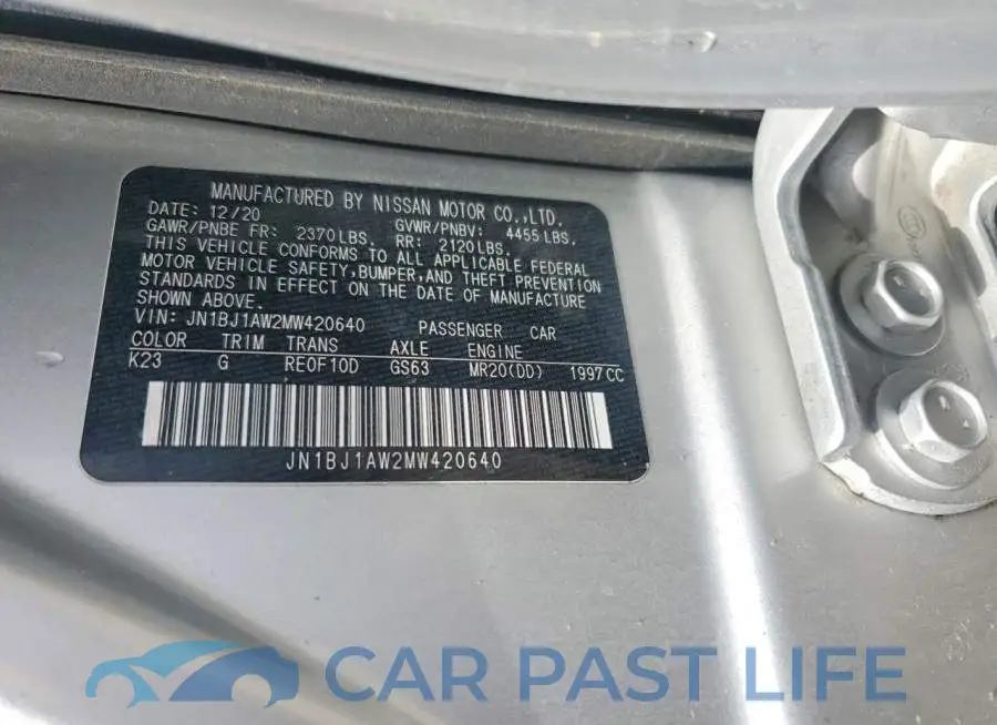 JN1BJ1AW2MW420640# 13