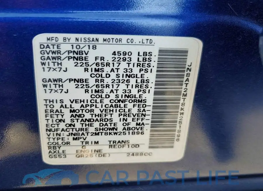 JN8AT2MT8KW251896# 13