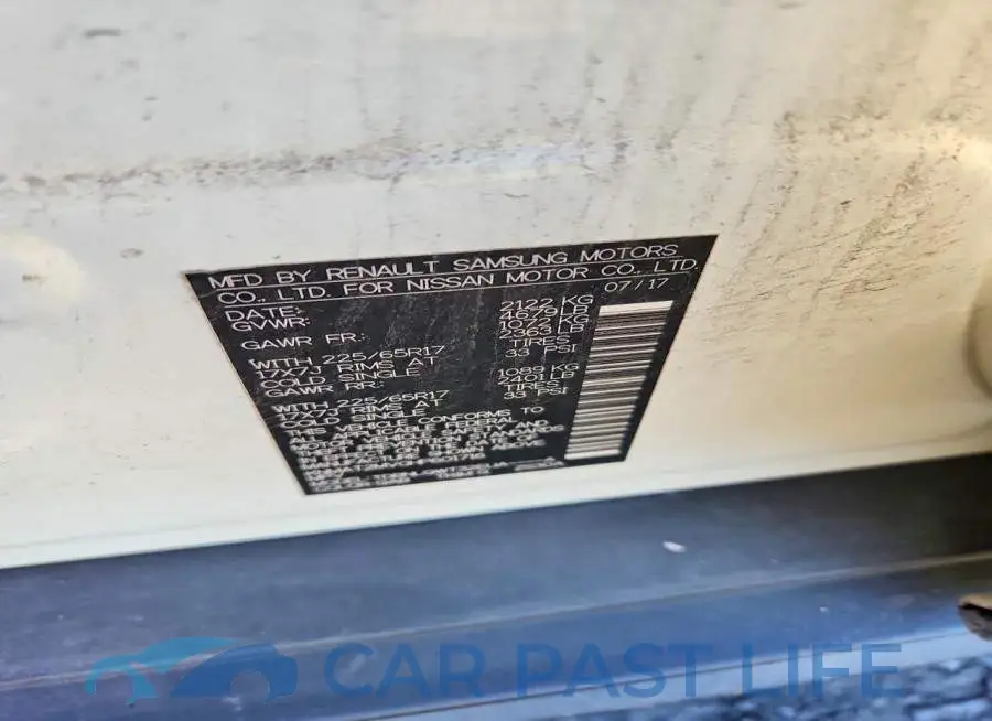 KNMAT2MV0HP601716# 14