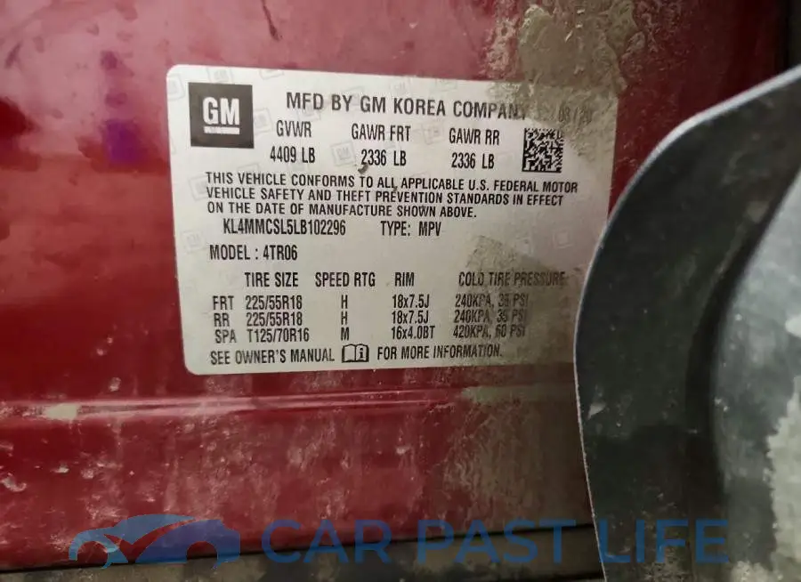 KL4MMCSL5LB102296# 13