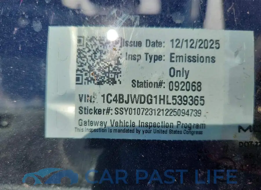 1C4BJWDG1HL539365# 13