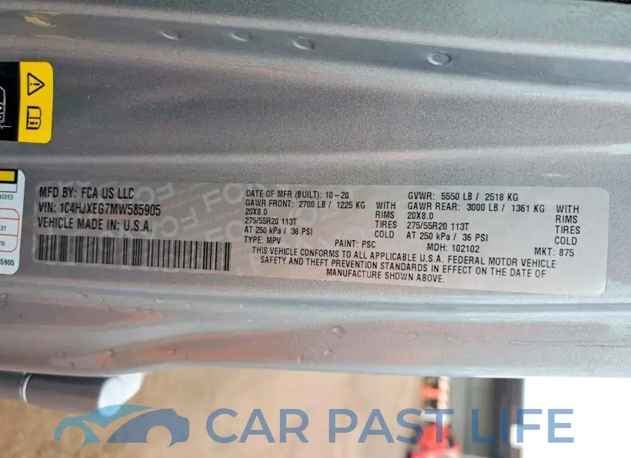 1C4HJXEG7MW585905# 13