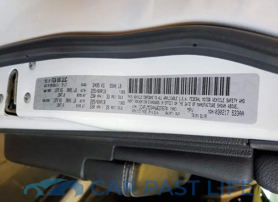 1C4PJMDS4HW637674# 13