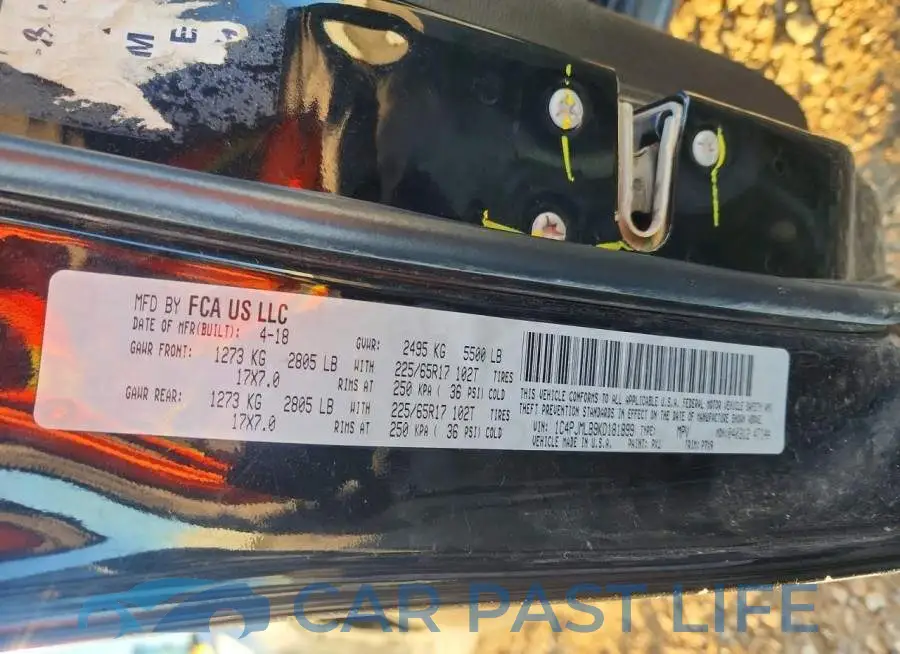 1C4PJMLB9KD181899# 12
