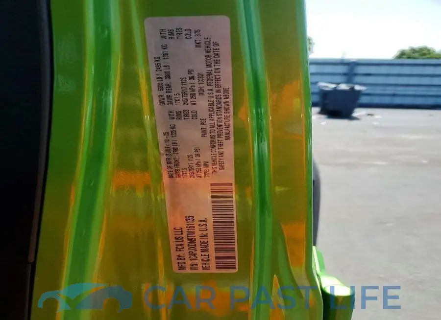 1C4PJXDN9TW161135# 13