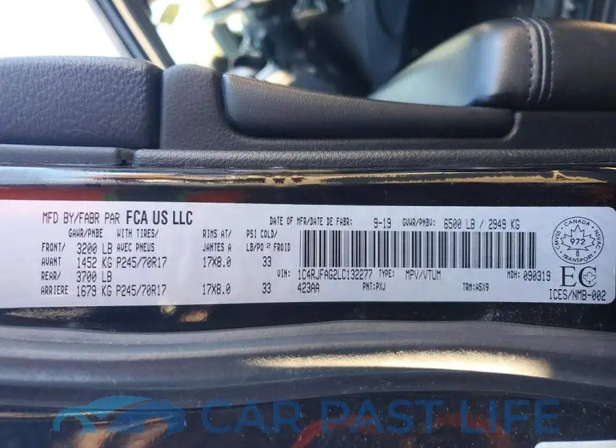 1C4RJFAG2LC132277# 13