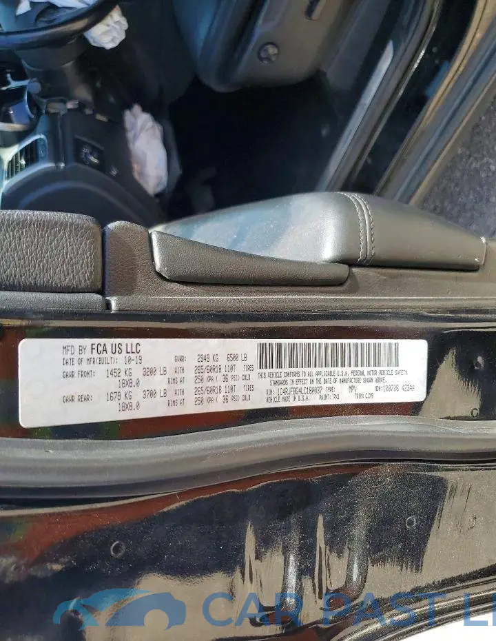 1C4RJFBG4LC180037# 12