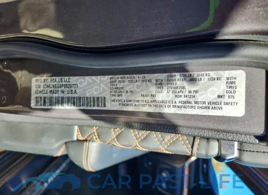 1C4RJKEG6P8829771# 13
