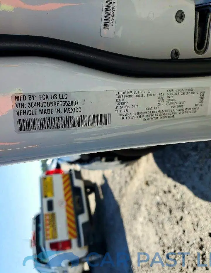 3C4NJDBN9PT552807# 13