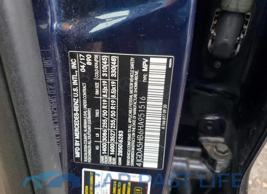 4JGDA5HB6HA951516# 13