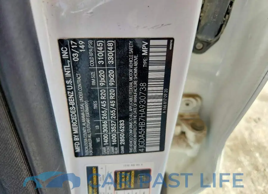 4JGDA5HB7HA930738# 13