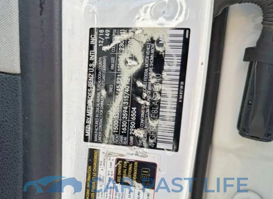 4JGFB5KE8LA005340# 10