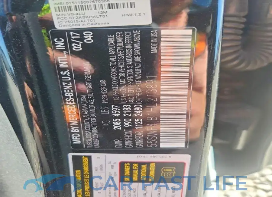55SWF4JB1HU213891# 12