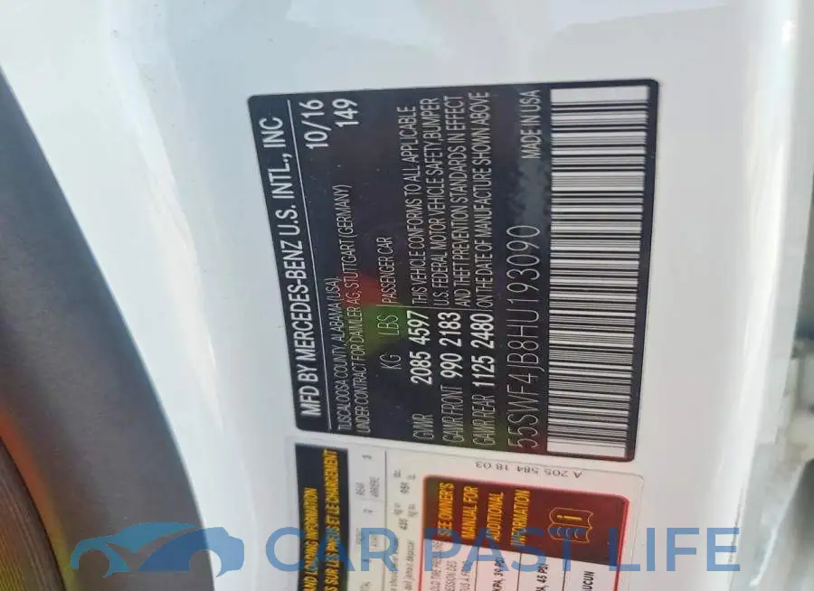 55SWF4JB8HU193090# 12